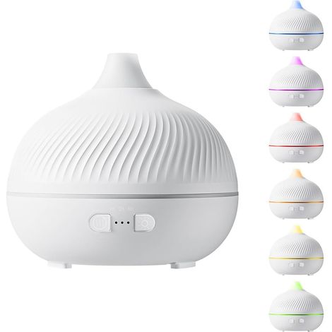 Elektrischer Diffusor Für Ätherische Öle Mit 7-farbigem Ambientelicht Und Usb-anschluss, Elektrischer Luftbefeuchter Mit Diffusor Für Ätherische Öle Für Kamin, Badezimmer, Wohnzimmer, Couchtisch