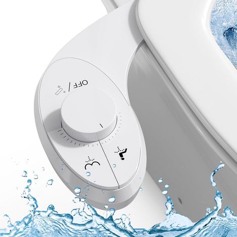 Tragbares Farbsprühgerät Für Die Toilette, Nicht-elektrisches Bidet Mit Einziehbaren Düsen, Doppelt Selbstreinigende Einziehbare Düsen, Ultradünner Bidet-aufsatz, Einstellbarer Druck