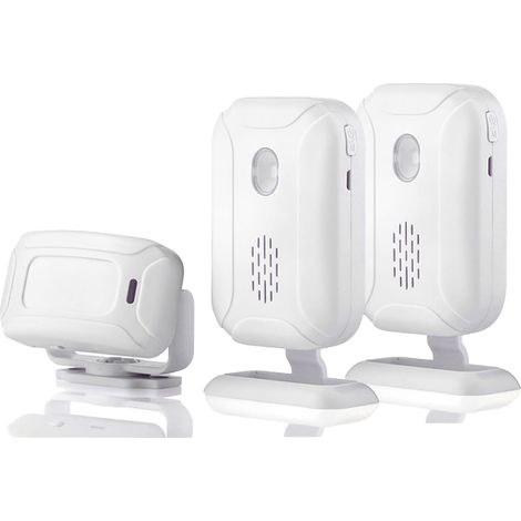 Sensor-türklingel Für Geschäftseingang, Begrüßungssummer Für Läden, Türklingel-set Für Den Außenbereich: Infrarot-bewegungsmelder Mit Led-anzeigen Zur Erinnerung Für Pflegekräfte Älterer Menschen