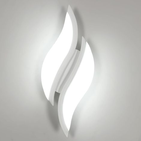Moderne Led-wandleuchte Für Den Innenbereich, 12 W, 1350 Lm, Acryl-wandleuchte Für Wohnzimmer, Schlafzimmer, Treppenhaus, 6500 K Kaltweißes Licht [energieklasse E]