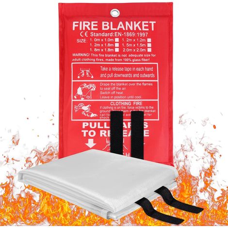 1,5 M X 1,5 M Löschdecke, 1 Stück Pro Packung, Löschdecke Für Haushalt Und Küche, Notfall-löschdecke Aus Fiberglas, Feuerfester Schutz Und Wärmedämmung.