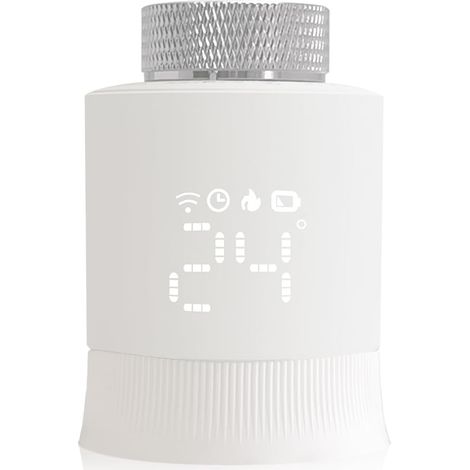 Intelligenter Zigbee-heizkörperthermostat, Programmierbares Vernetztes Thermostatventil, Vernetzter Elektrischer Heizkörperthermostat, Kompatibel Mit Alexa, Google Assistant Und Der Smart Life/tuya Ap