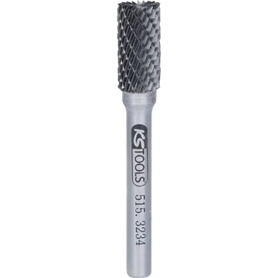 Hm Zylinder-Frässtift Form a mit Stirnverzahnung, 10mm