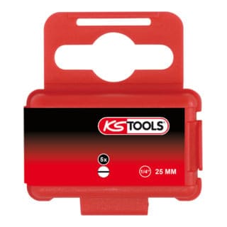 1/4' Bit Schlitz, 25mm, 3mm, 5er Pack
