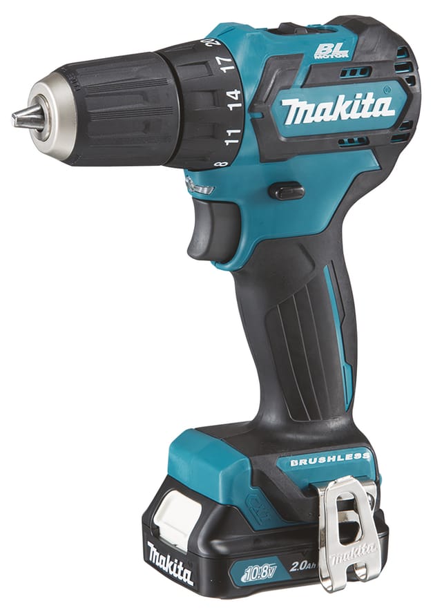 Bohrschrauber 12 v cxt Li-Ion 2 Ah ø 10 mm Makita 2 Akkus, Ladegerät, Koffer - DF332DSAJ