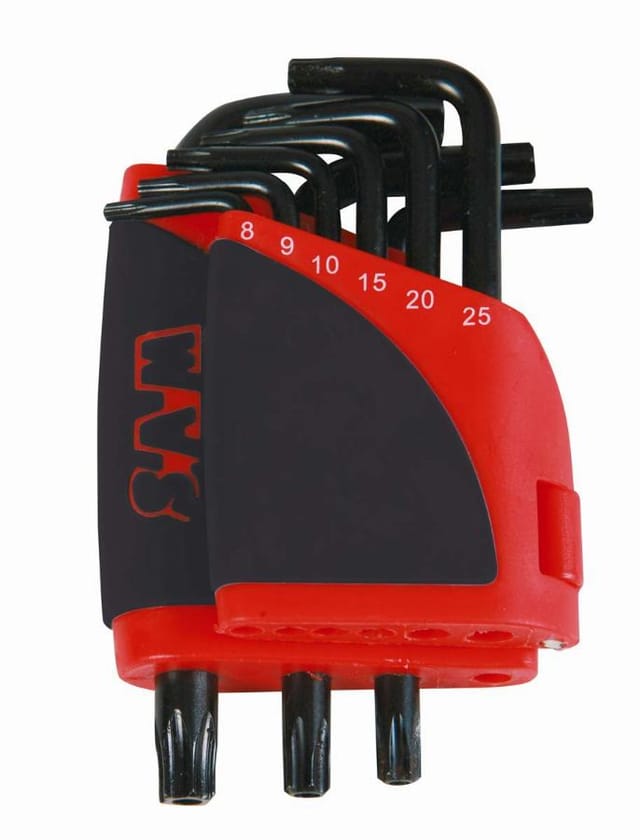 Ratlier mit 9 Resistorx-Maulschlüsseln sam - 59R9A
