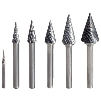 Hm Spitzkegel-Frässtift Form m, 6mm