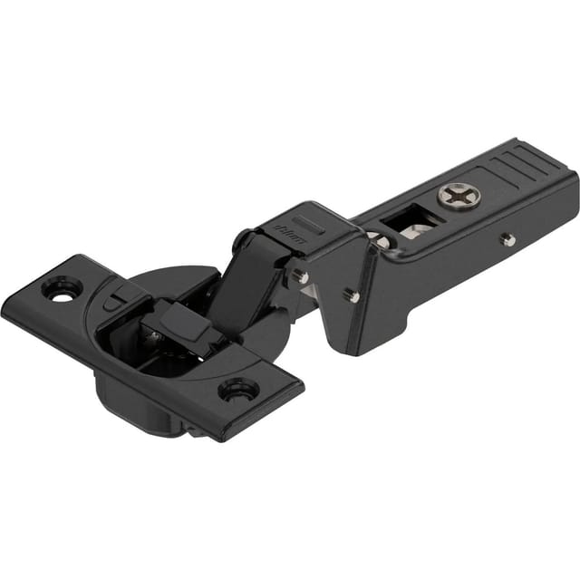 Blum - clip top otion onyx Profiltürscharnier 95°, 9,5mm gekröpft, Schrauben