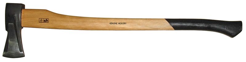 Axt Strend Pro Hickory™ Wood Black 3000 G, Spaltaxt, Keilform, Holzgriff 800 Mm