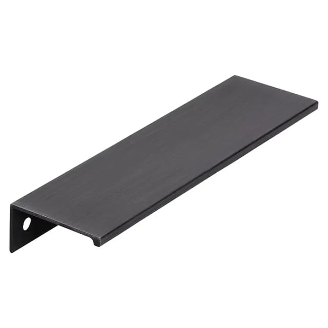 Siro - Griffleiste Möbelgriff Crevan la 48 mm, l 145 mm, Alu eisenfärbig gebürstet matt