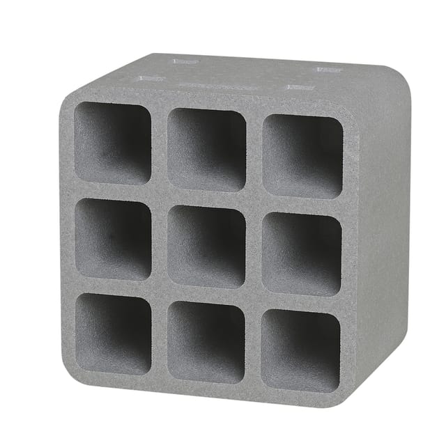 Climapor Flaschenbox Cube, 9 Flaschen max. Ø 9 cm - 1 Stück