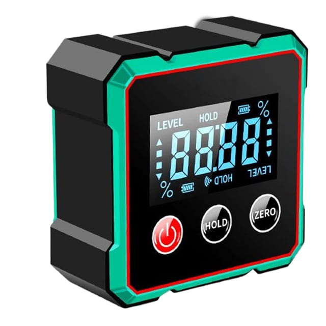 CCYKXA Würfel-Neigungsmesser – Digitales Winkelmessgerät, elektronische Wasserwaage Messwinkelmesser für die Holzbearbeitung, Präzisionswerkzeug,