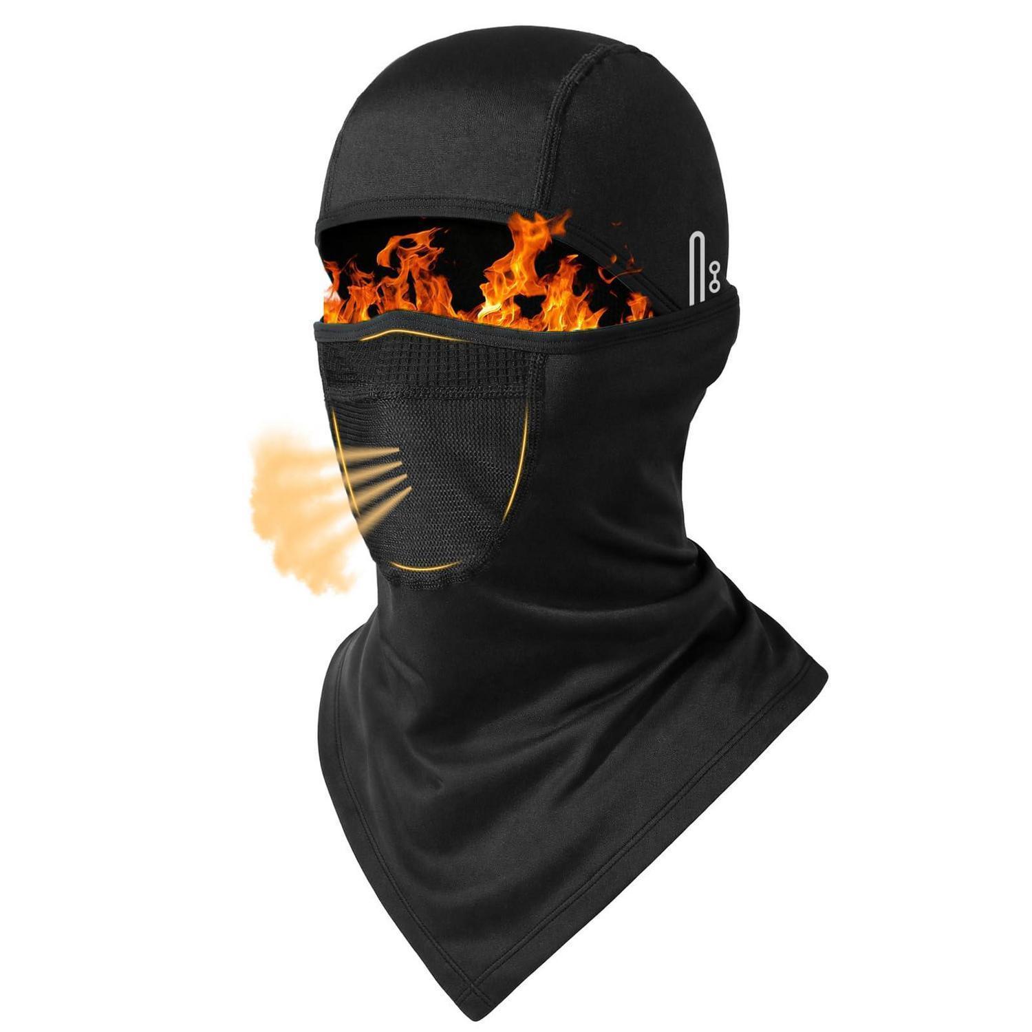 Thermo Sturmhaube Mit Brillenloch, Winddicht & Atmungsaktiv, Unisex Für Herbst/winter