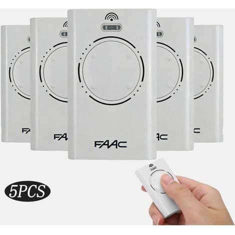4-kanal-fernbedienung (868 Mhz) – Rolling Code – 3-v-netzteil Mit Cr2032-batterien – 5er-pack Fernbedienungen Für Motoren