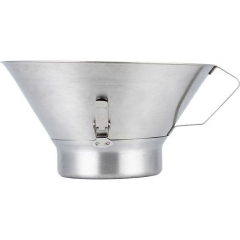 Shipenophy Pommes-frites-sieb, Fettauffangtrichter Aus Edelstahl 304, Abtropfschale Für Den Tisch
