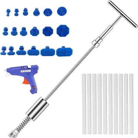 30-teiliges Auto-dellenreparaturset, Lackschadenfreies Dellenreparaturset, Dellenentfernungswerkzeug, Karosseriereparaturwerkzeuge, Saugnapf-dellenentfernungsset, Dellenentfernungsset