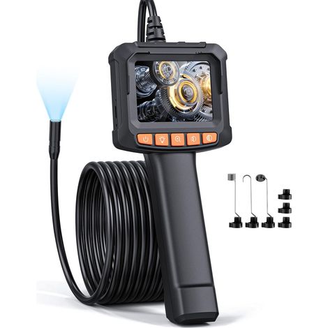 5-meter-endoskopkamera, 1080p-hd-endoskop, Ip67 Wasserdichte 2,4-zoll-ips-rohrinspektionskamera, 8 Einstellbare Leds, Gadgets