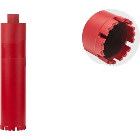 Diamantkernbohrer Für Kernbohrungen, Ø 108 Mm, Sintermetall, Für Trocken- Und Nassbohrungen, Für Baustellen, Fliesenarbeiten Und Betonarbeiten.