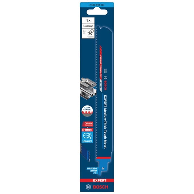 Bosch EXPERT Säbelsägeblatt Medium-Thick Tough Metal S1155HHC