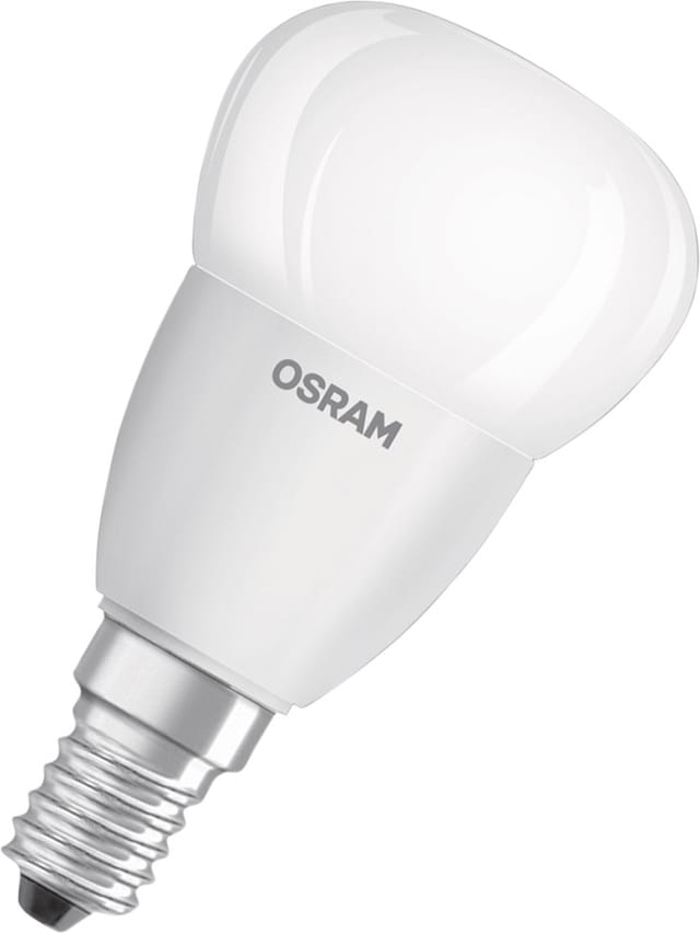 Bellalux - LED-Glühbirne mit matter Oberfläche, E14, 4,9W, warmweiß.