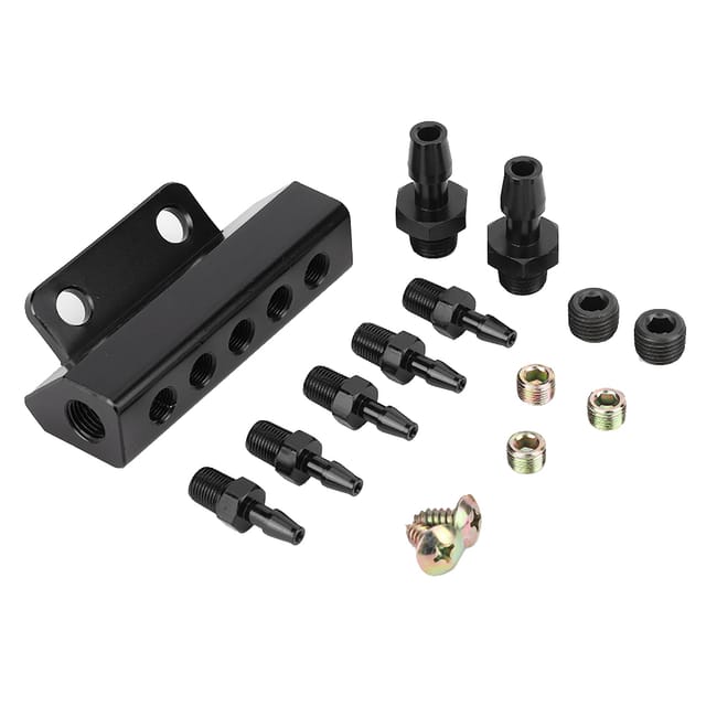 5-Port-Vakuumblock für Ansaugkrümmer, Kraftstoff, Gas, Wastegate und Turbolader