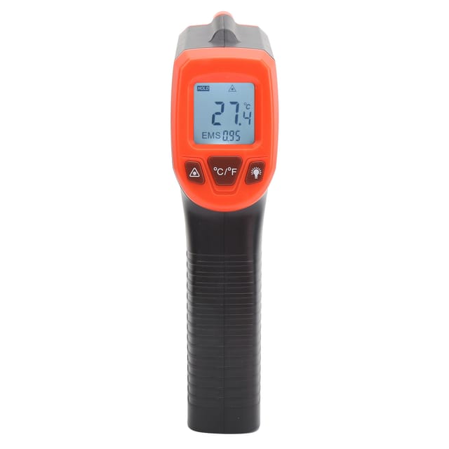 Industrielles Infrarot-Thermometer GM320S, rot, mit LCD-Bildschirm