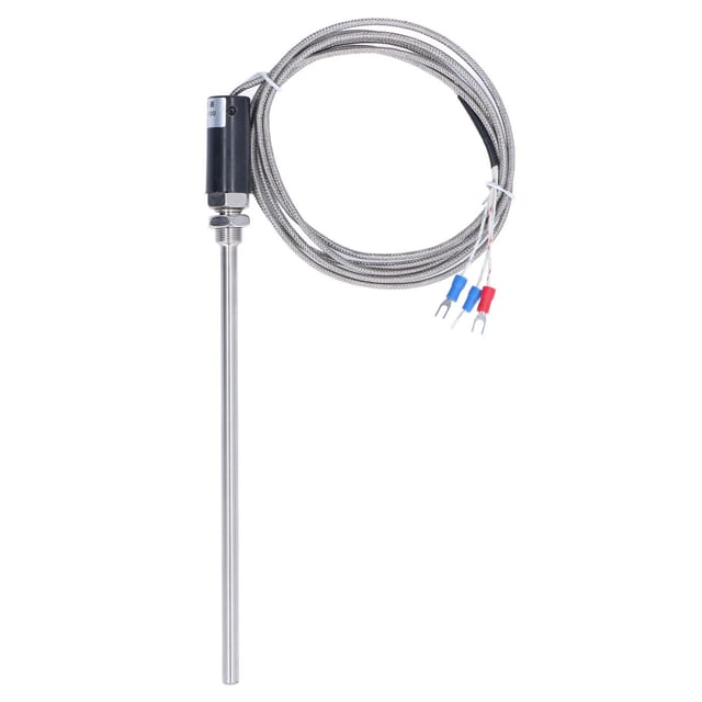 PT100-Temperaturfühler mit geschirmtem Kabel, Thermoelement-Messumformer -200 bis 450 °C WZPT-10