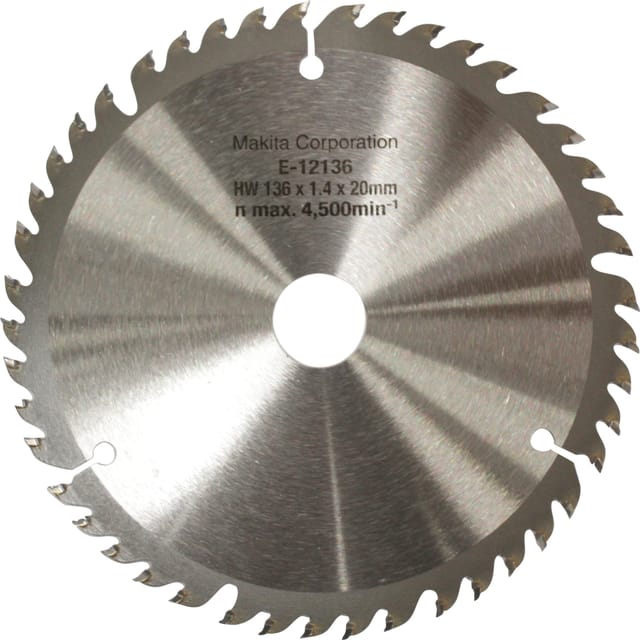 Sägeblatt 136x1,4x20, 45Z efficut Holz - Makita