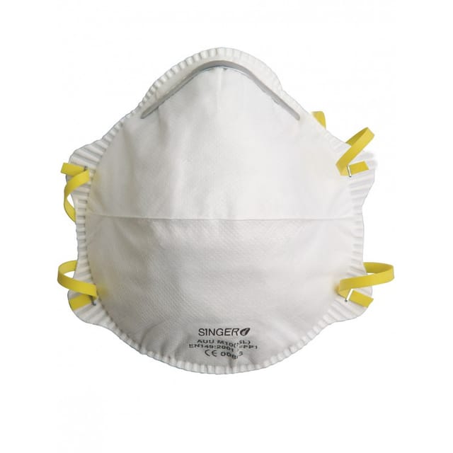 Klassische Halbmaske Singer FFP1 nr d - Packung mit 20 Stück - AUUM10SL