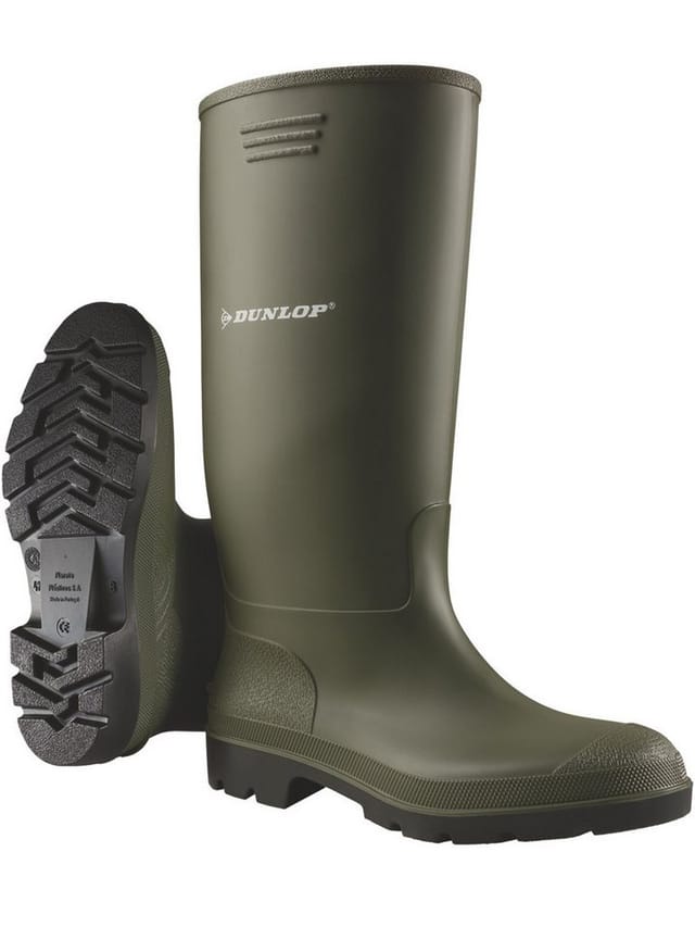 380VP Pricemastor Grüne wasserdichte Stiefel 43 - Dunlop