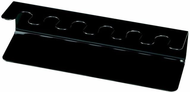 Stempelträger nicht drehbar Metall schwarz 1 Etage 6 Stempel