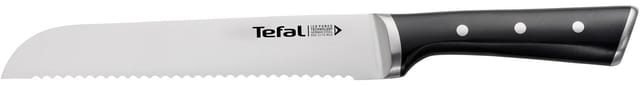 Tefal - Brotmesser Ice Force 20cm Material der Klinge: Edelstahl Material des Griffes: abs Kunststoff schwarz