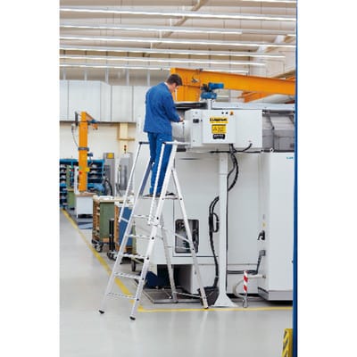 Zap Safemaster s Stufenleiter mit großer Plattform Zarges 41678 2,07m