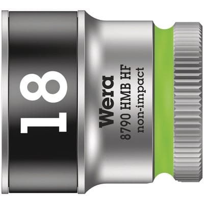Steckschlüsseleinsatz 6-kant 3/8' 18mm, mit Haltefunktion - Wera