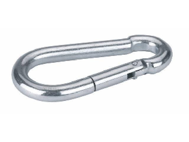 Karabinerhaken 8 mm 6 Stück, verzinkt Keine Angabe - Kerbl