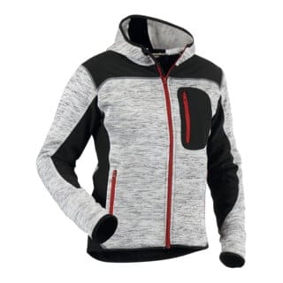 Blaklader - Strickjacke mit Kapuze t.l - grau china/schwarz - 493021179099-L