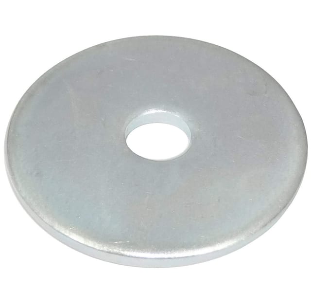 C44416 – Satz Mit 20 Breiten Unterlegscheiben M6x30 Mm – Dicke 2 Mm – Din9021 – Verzinkter Stahl – Silberfarben – Bolzen, Schraube, Mutter, Montage, Anziehen, Dichtungsbefestigung
