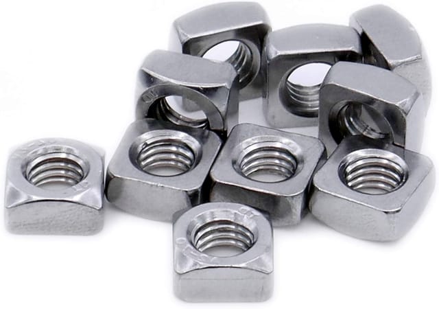 M8 (8 Mm) Vierkantmutter (abgeschrägt) – Edelstahl (a2) (20 Stück)