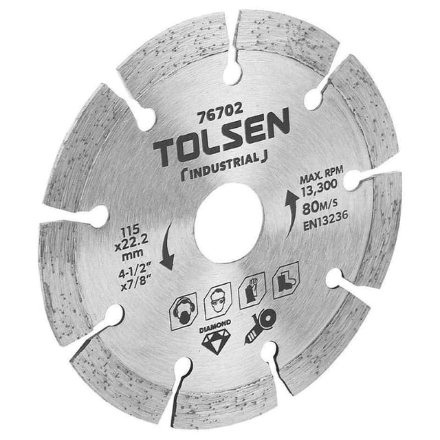 Segmentierte Krone Diamantscheibe 230x22,2 En13236 Tolsen