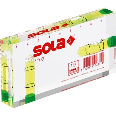 Kleinwasserwaage R100 10 cm - Sola