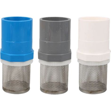 Pvc-filter Id 20/25/32/40/50 Für Gartenbewässerungspumpen-einlassfilter, Aquarium-anschluss, 1 Stück (20 Mm, Grau)