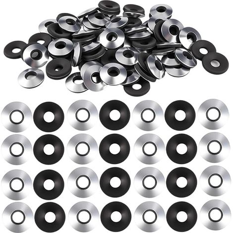 Packung Mit 200 Epdm-dichtscheiben, M6,3 X 16 Mm, Unterlegscheiben Aus Synthetischem Gummi, Oberflächenverzinkt, Hitze- Und Alterungsbeständig, Für Spengler-schrauben