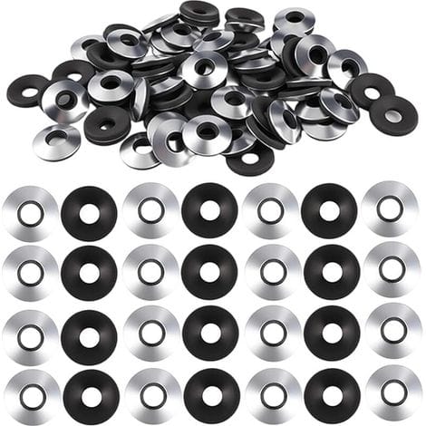 Packung Mit 200 Epdm-dichtscheiben, M6,3 X 16 Mm, Unterlegscheiben Aus Synthetischem Gummi, Oberflächenverzinkt, Hitze- Und Alterungsbeständig, Für Spengler-schrauben