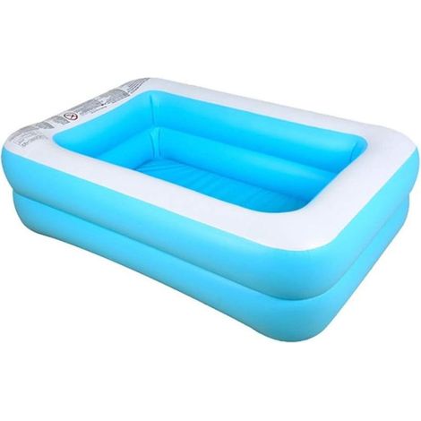 Schwimmbecken Für Kinder Und Erwachsene, Aufblasbares Kinderbecken, Aufblasbares Becken In Standardgröße Für Kinder Ab 3 Jahren, Für Den Einsatz Im Freien, Garten, Hinterhof (128 Cm X 85 Cm X 45 Cm)