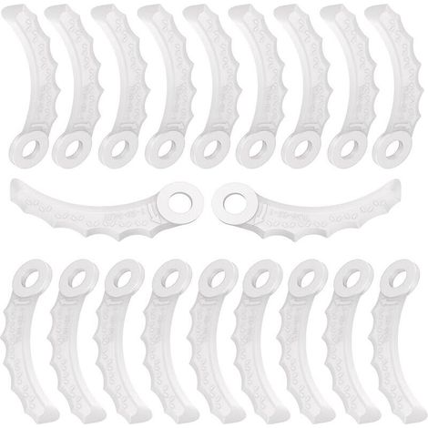 Packung Mit 20 Ersatzmessern Für Makita 198426-9 Freischneider - Kunststoffmesser Für Makita 198426-9 Rasenmäher.