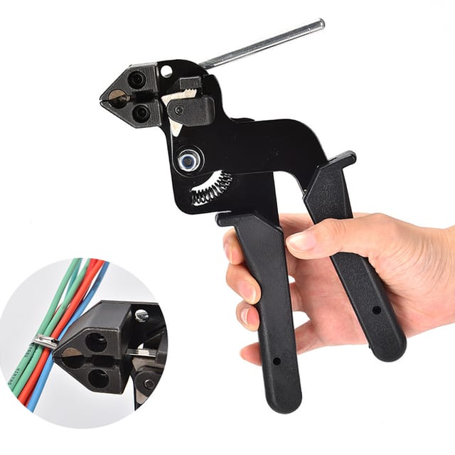 Vtizikl Pistolet D'Attache De Câble En Acier Inoxydable, Pince Pour Serre-câbles En Acier Inoxydable Avec Fonction De Coupe, Pistolet À Attache Métallique, Pistolet De Serrage Outil De Serrage