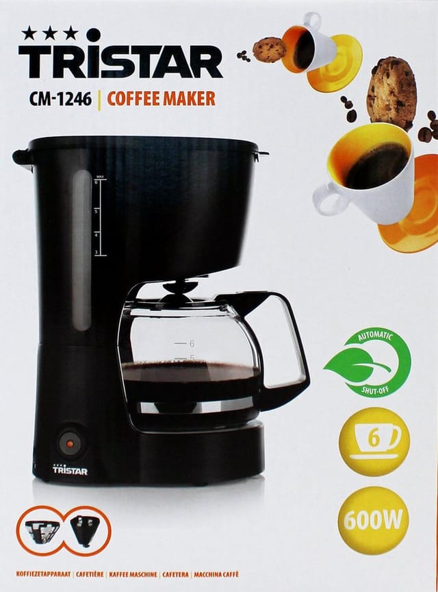 Tristar - CM-1246 Kaffeemaschine Fassungsvermögen Tassen=6