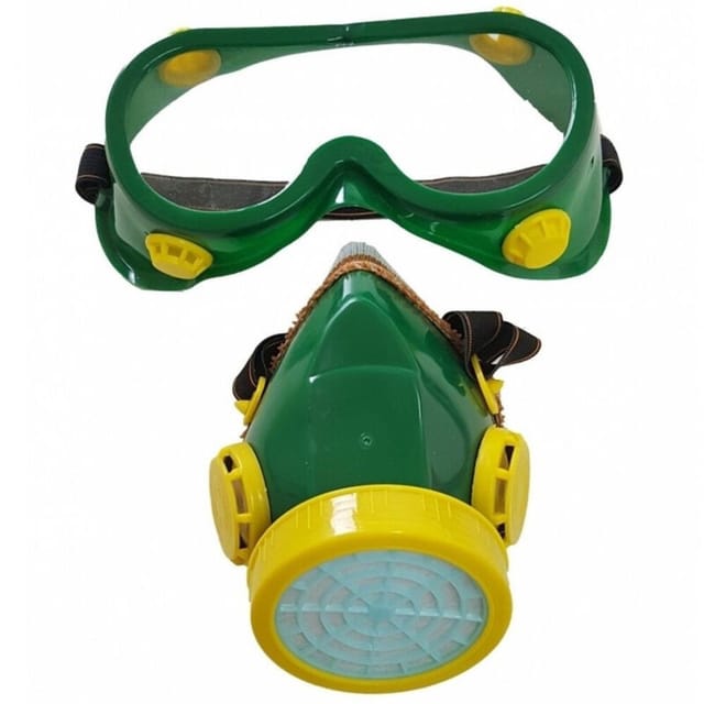 Trade Shop Traesio - Trade Shop - occhiali maschera mit filtro antipolvergas schutzsicherheit -