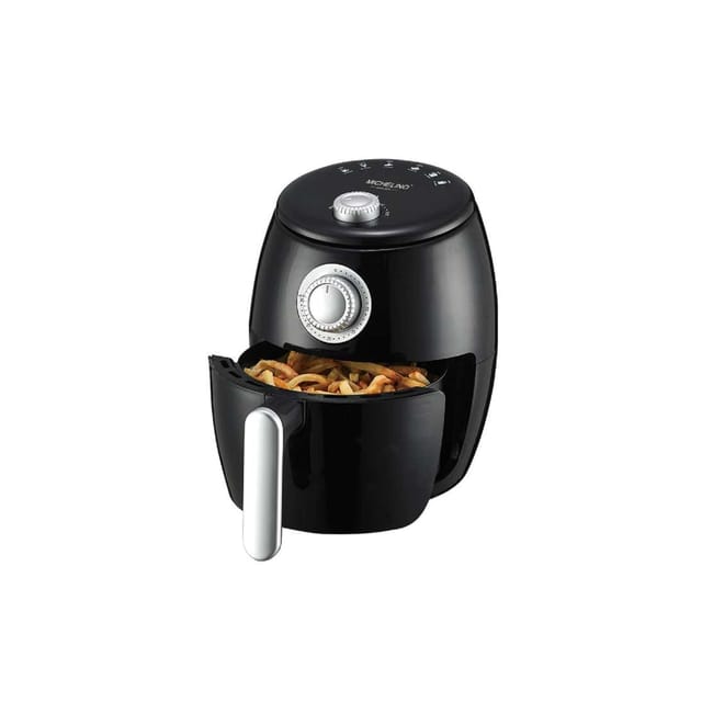 Cofi 1453 - 1000W Heißluft-Fritteuse Airfryer 2,0L Stufenlose Temperaturregelung von 80 bis 200°C Schwarz