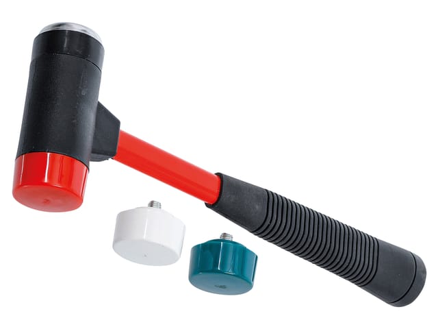 Wechselkopf-Hammer-Satz Fiberglasstiel ø 38 mm